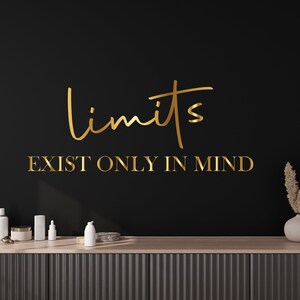Calcomanía de pared con citas, pegatina de pared con citas, arte de pared, citas motivacionales, calcomanía de citas de oficina, calcomanía de vinilo, letra de vinilo QT0044