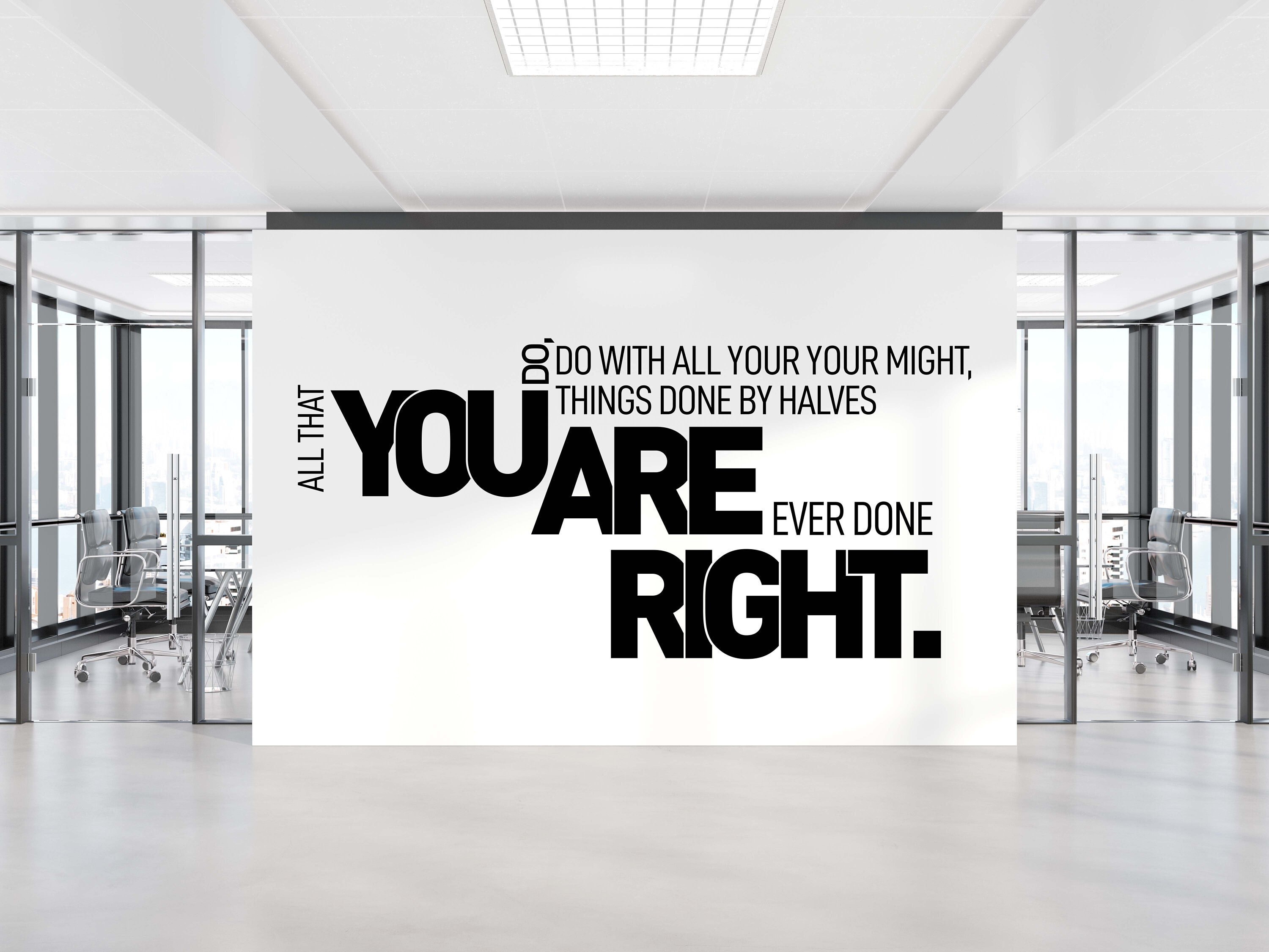 Office Wall Decal,teamwork Wall Decal,office Wall Art,motivational Art