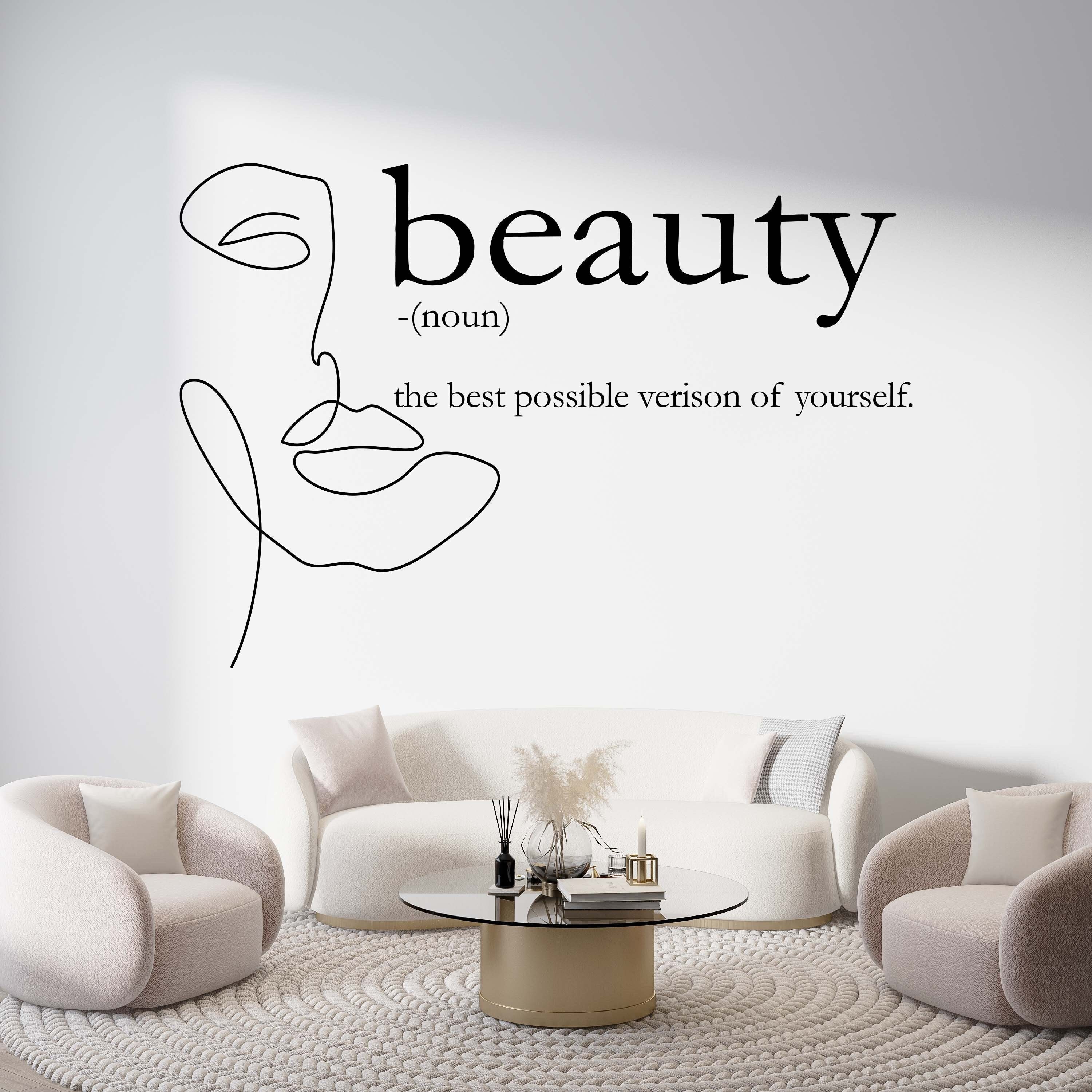 Beauty Quote Decal 