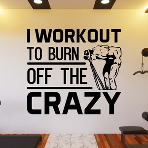 Calcomanía de pared de gimnasio, pegatina de pared de gimnasio, arte de pared de gimnasio, letra de vinilo, calcomanía de vinilo con citas de gimnasio, pegatina de pared de gimnasio, calcomanía de ventana GY0126