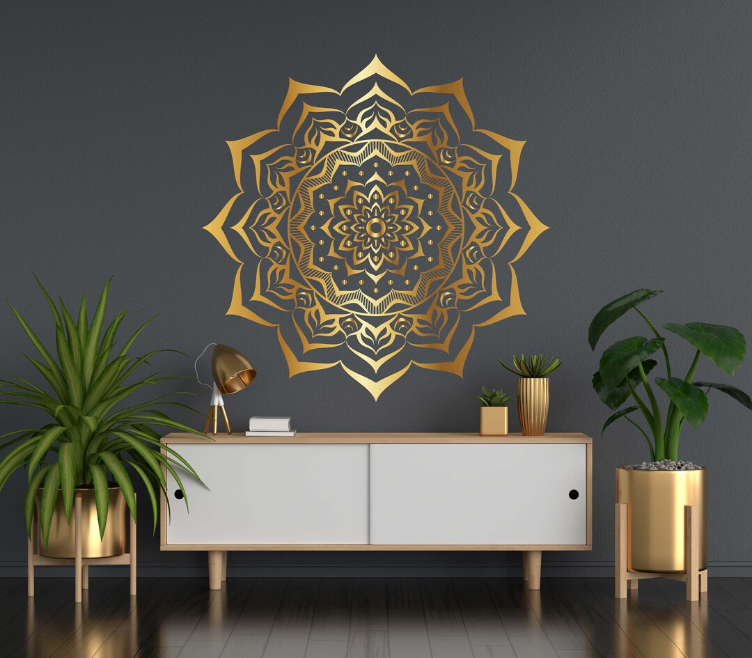Mandale Wall Decal Mandala Wall Sticker Mandala Wall Art Window Sticker 