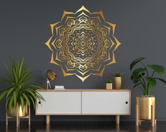 Mandale Wall Decal Mandala Wall Sticker Mandala Wall Art Window Sticker Mandala Wall Decor Vinyl Letter Vinyl Decal Wall Art ML0009