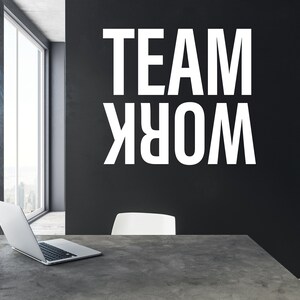 Office Wall Decal,Teamwork Wall Decal,Office Wall Art,Motivational Art,Office Wall Decor,Team Building Wall Decal,Office Walls TW00258