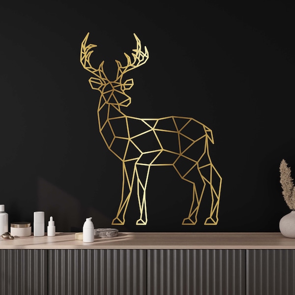 Deer Wall Decal Etsy