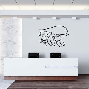 Dental Care Wall Decal Teeth Wall Decal Teeth Wall Sticker Dental Wall Decal Dental Wall Art Window Wall Sticker Dentist Office Decor DE0110