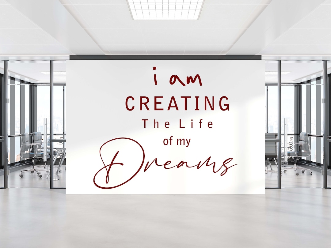 Quotes Wall Decal Quotes Wall Sticker Quotes Wall Art Motivational ...