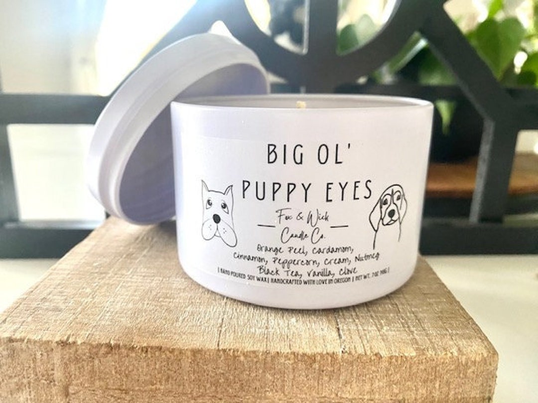 Cinnamon Candle, Dog Themed Candle, Gift for Her, Gift for Him, Dog Dad Gift, Dog Mom Gift, Hand