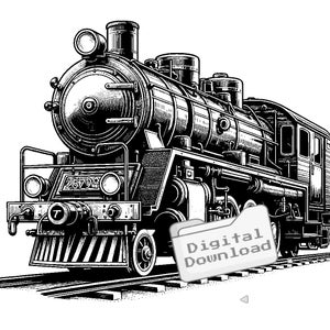 Vintage Diesel Train SVG bundle