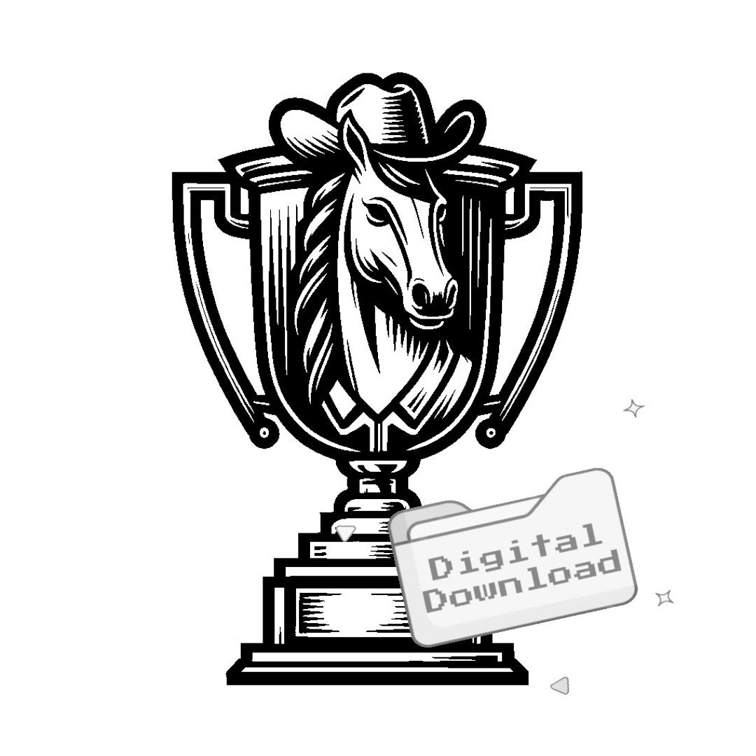 Rodeo Trophy SVG Bundle - Etsy