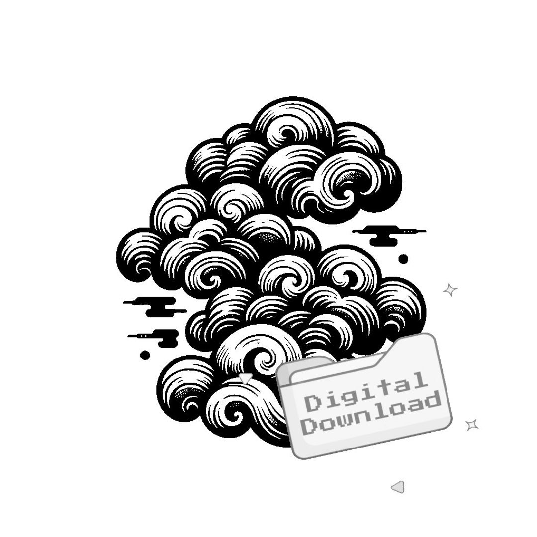 Clouds SVG Bundle - Etsy