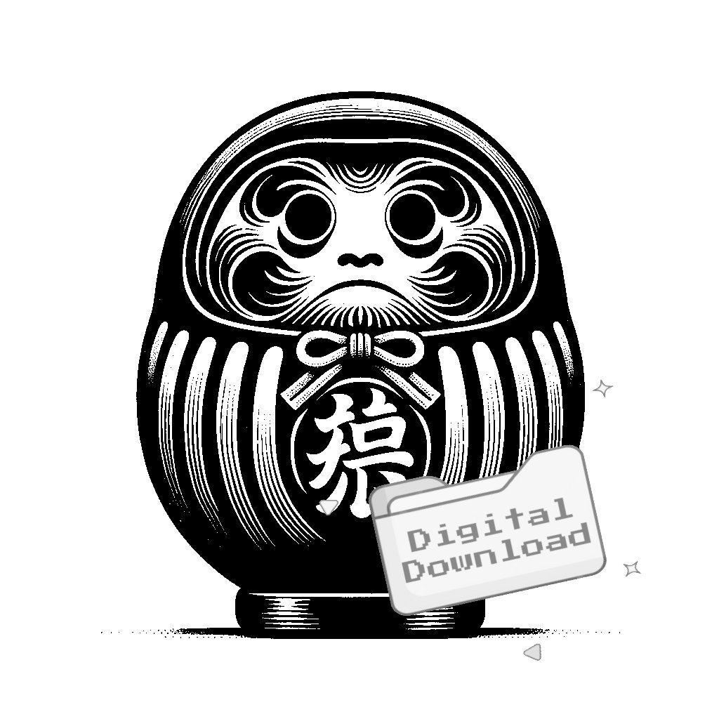 Daruma Doll SVG Bundle - Etsy