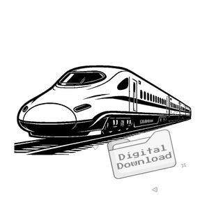 Bullet Train SVG bundle