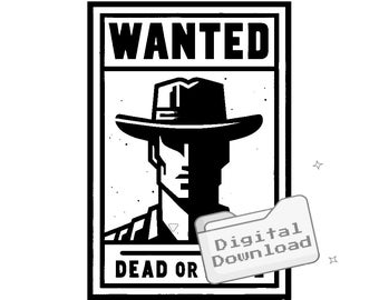 Wollte Dead or Alive Poster SVG bund