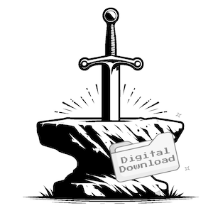 Sword in the Stone SVG bundle