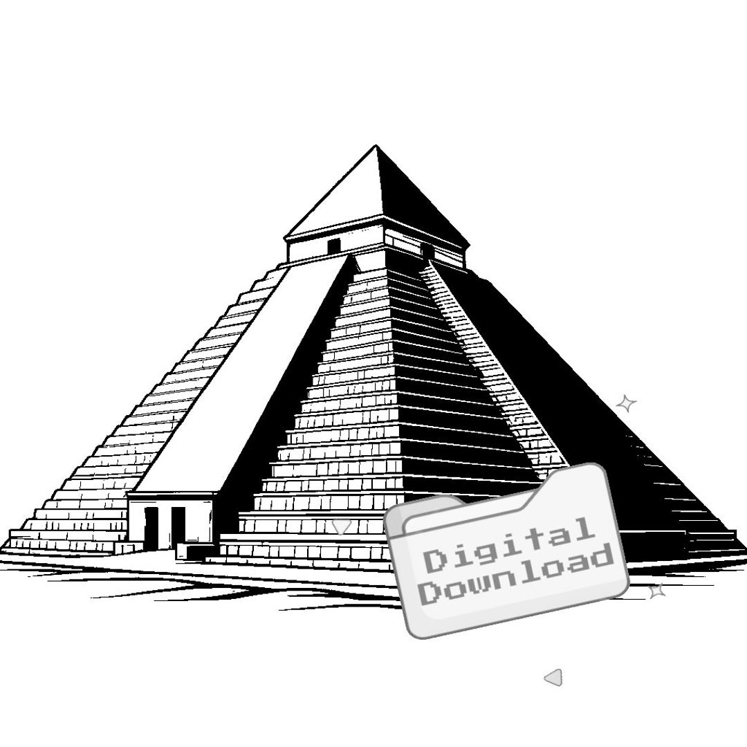 Egyptian Pyramid SVG Bundle - Etsy
