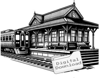 Train Station SVG-bundle