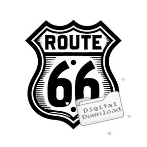 Route 66 Sign SVG bundle