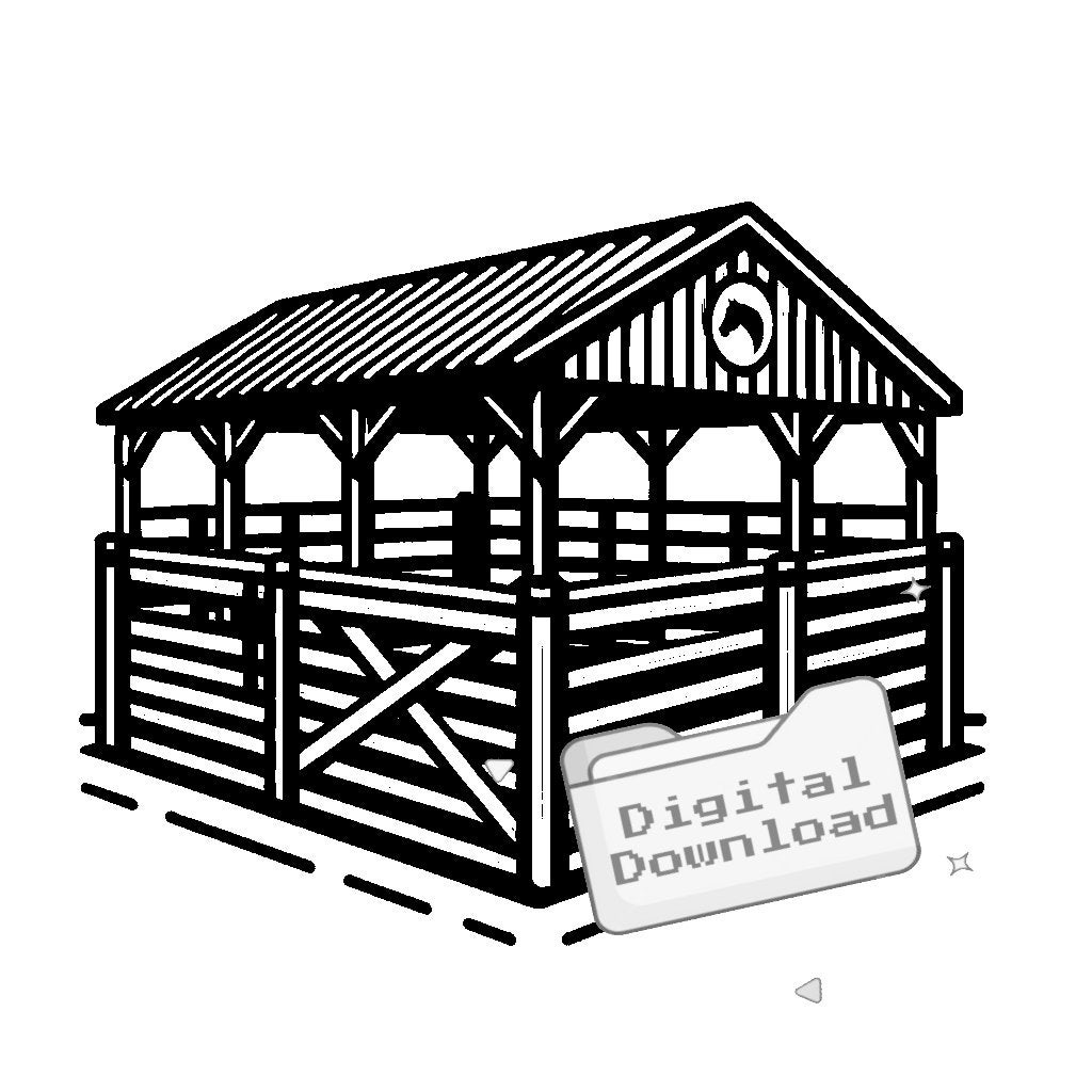 Horse Corral SVG Bundle - Etsy