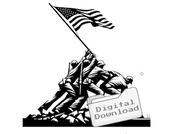 Iwo Jima Memorial SVG bundle