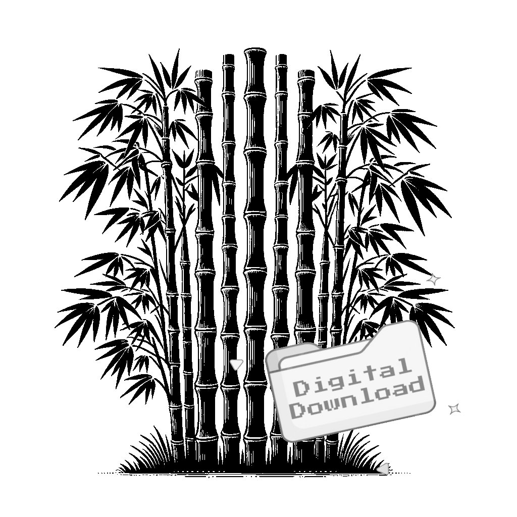Bamboo SVG Bundle - Etsy