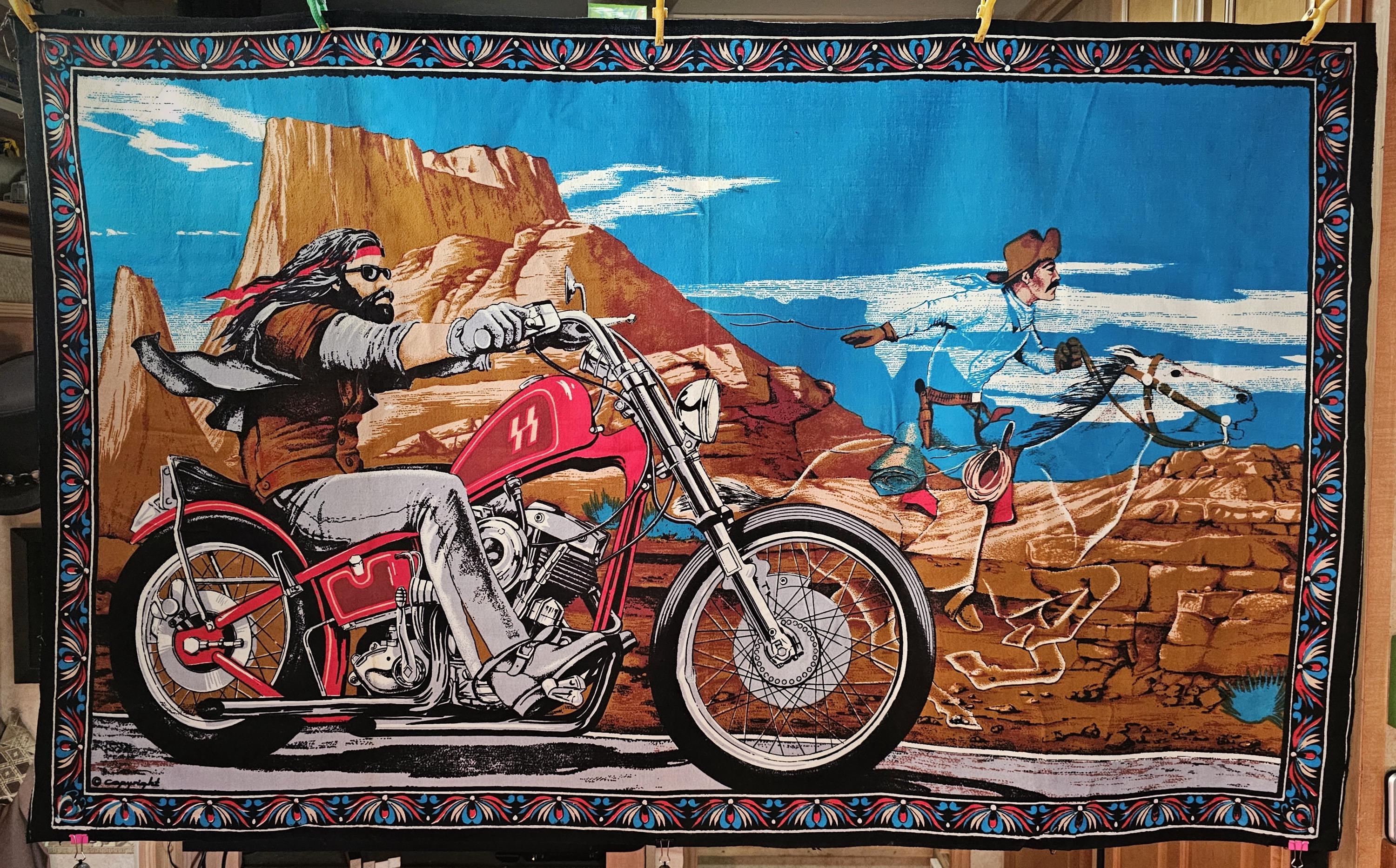 メゾチント　vintage Art Vintage Original 1971 Poster Art Print 