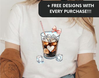 Png Valentines Coquette Coffee Sublimation Design Digital Download Shirt PNG Instant DIGITAL ONLY