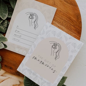 Modèle de chèque-cadeau photographie minimaliste, carte-cadeau pour photographe arch, chèque-cadeau pour séance photo bohème, coupon petite entreprise