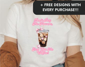 Valentines Coffee Ice Coffee png Sublimation Design Digital Download Shirt PNG Instant DIGITAL ONLY