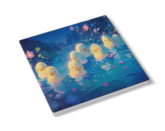 Ceramic Coaster, Cute Duck Design, Adorable Animal Coaster, Quirky Table Decor, Fun Kitchen Accessory, Unique Tea Coaster