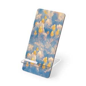Kawaii Anime Phone Stand, Kawaii Ducks Phone Holder Stand, Cute Kawaii Desk Decor, Cute Tech Accessories, Cell Phone Stand Holder Gifts