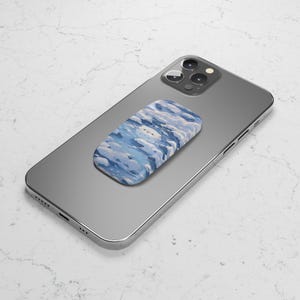 Phone Click-On Grip, Kawaii Polar Bear Design Grip, Cute Animal Holder, Adorable Smartphone Stand, Unique Cell Phone Accessory