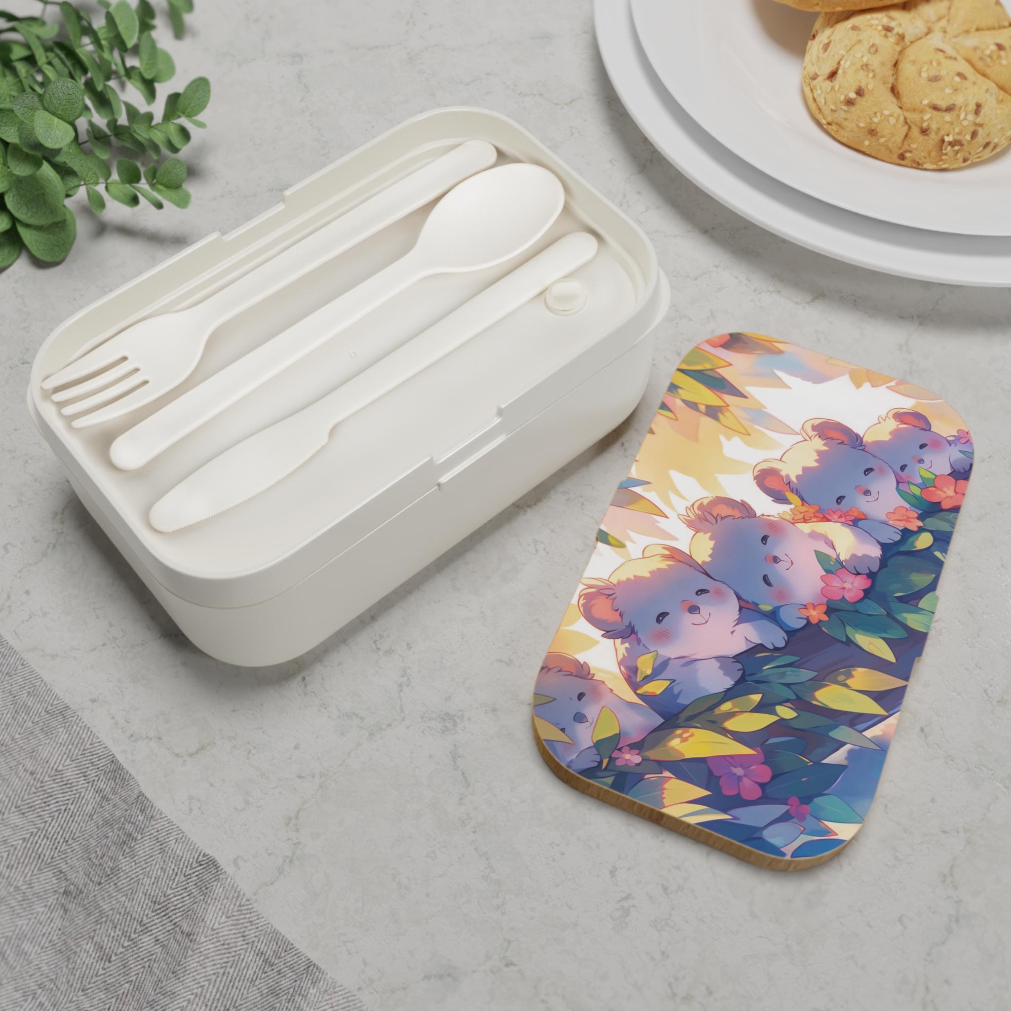 コアラ弁当箱：子供向け動物テーマ、シリコン＆木製 - Etsy 日本