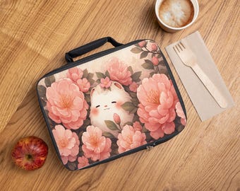 Kawaii Animal Lunch Bag: Insulated Food Storage Tote for Kids