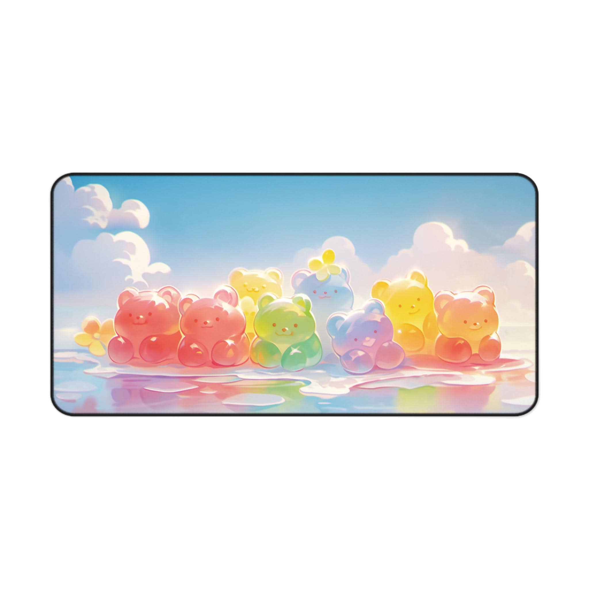 Kawaii Gummy Bears Desk Mat, Cute Computer Mouse Pad, Gaming Desk ...