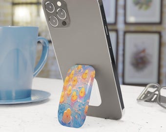 Kawaii Duck Phone Grip Stand: Quirky Animal Lover Gift