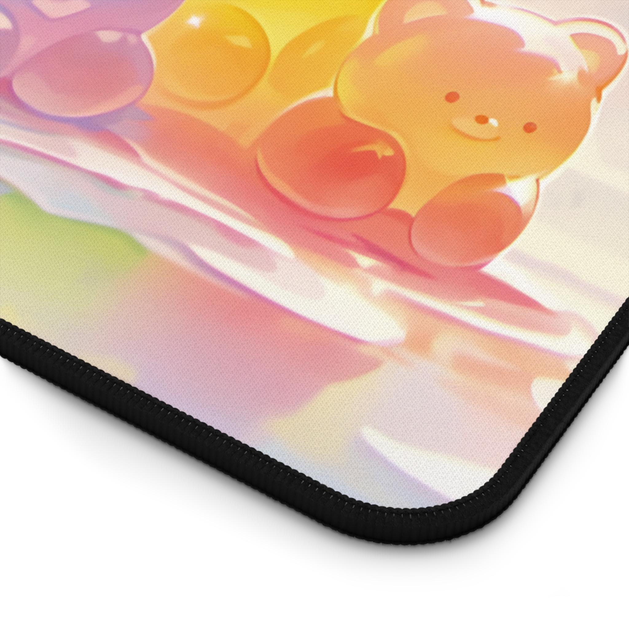 Kawaii Gummy Bears Desk Mat, Cute Computer Mouse Pad, Gaming Desk ...