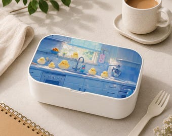 Kawaii Anime Duck Bento Box: Japanese-Style Lunch Container