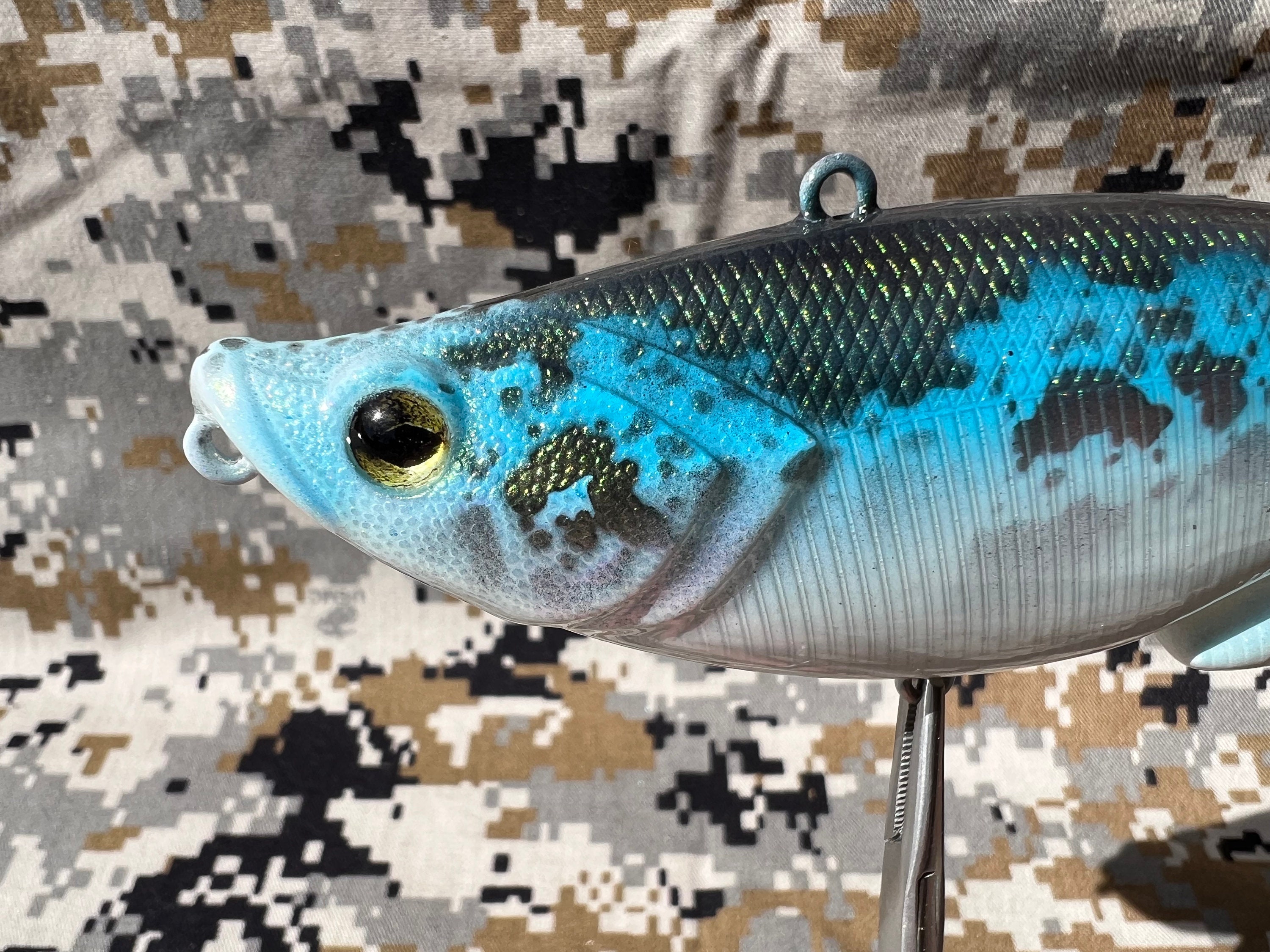 Combat Lures Custom Painted Davinci 190 Styled Swim Bait – Vantage Tackle