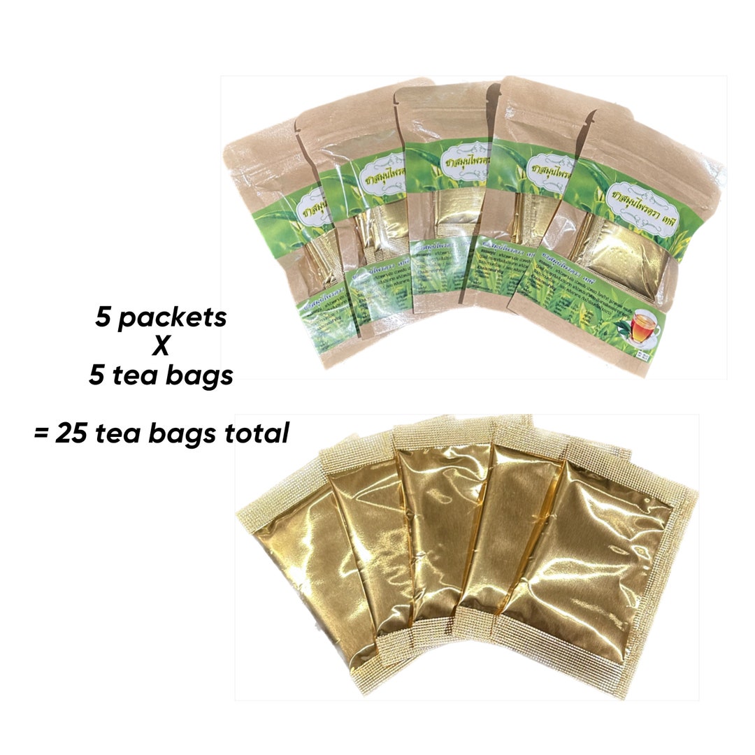 Organic Thai Herbal Tapee Tea 25 Tea Bags Etsy