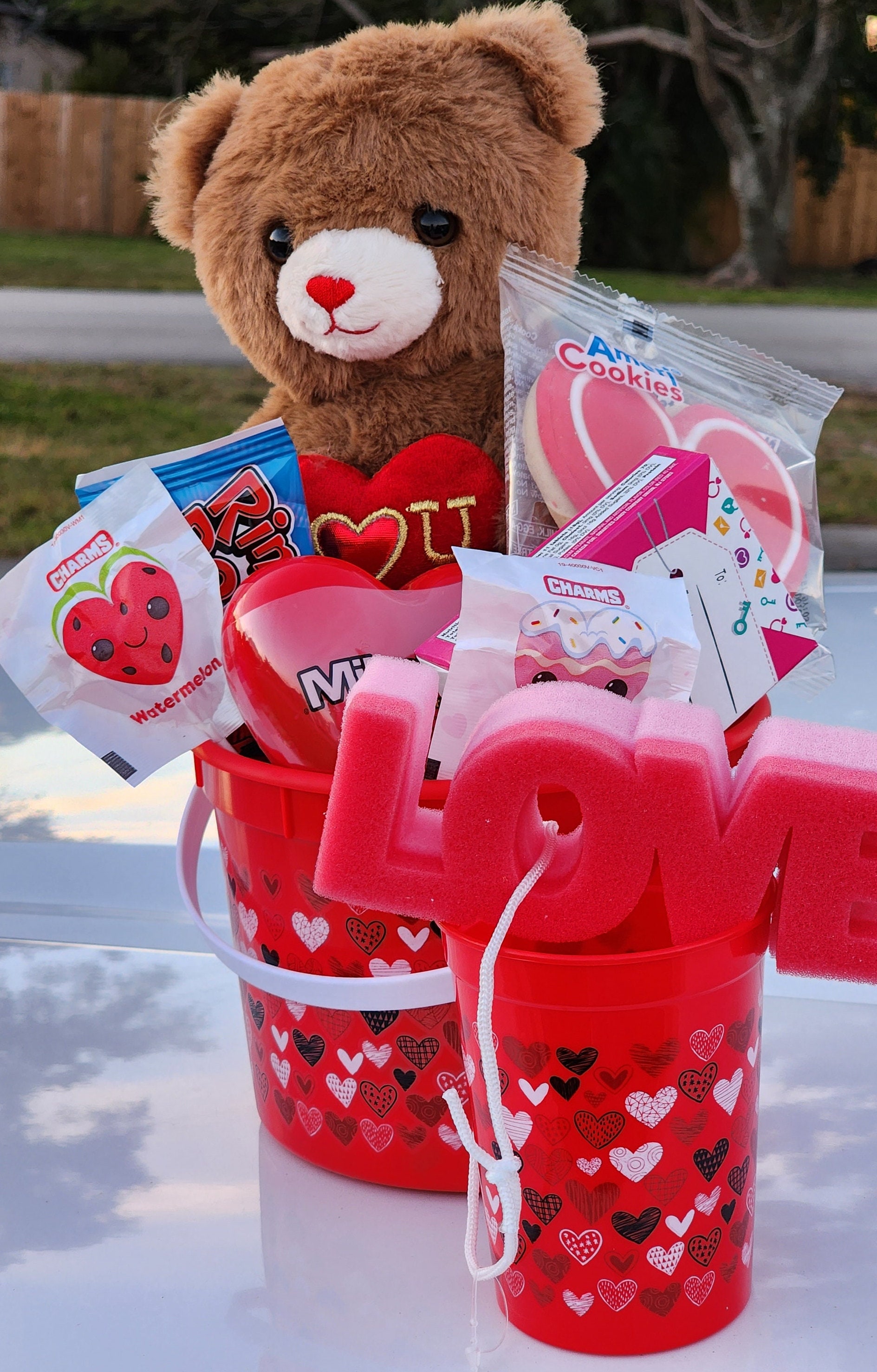 Valentine's Day Gift Basket for Any Age. Kids Will Love a Bucket of ...