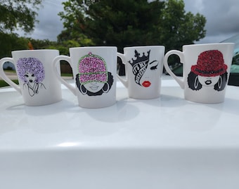 Bling Mugs, Personalized Birthday Mugs