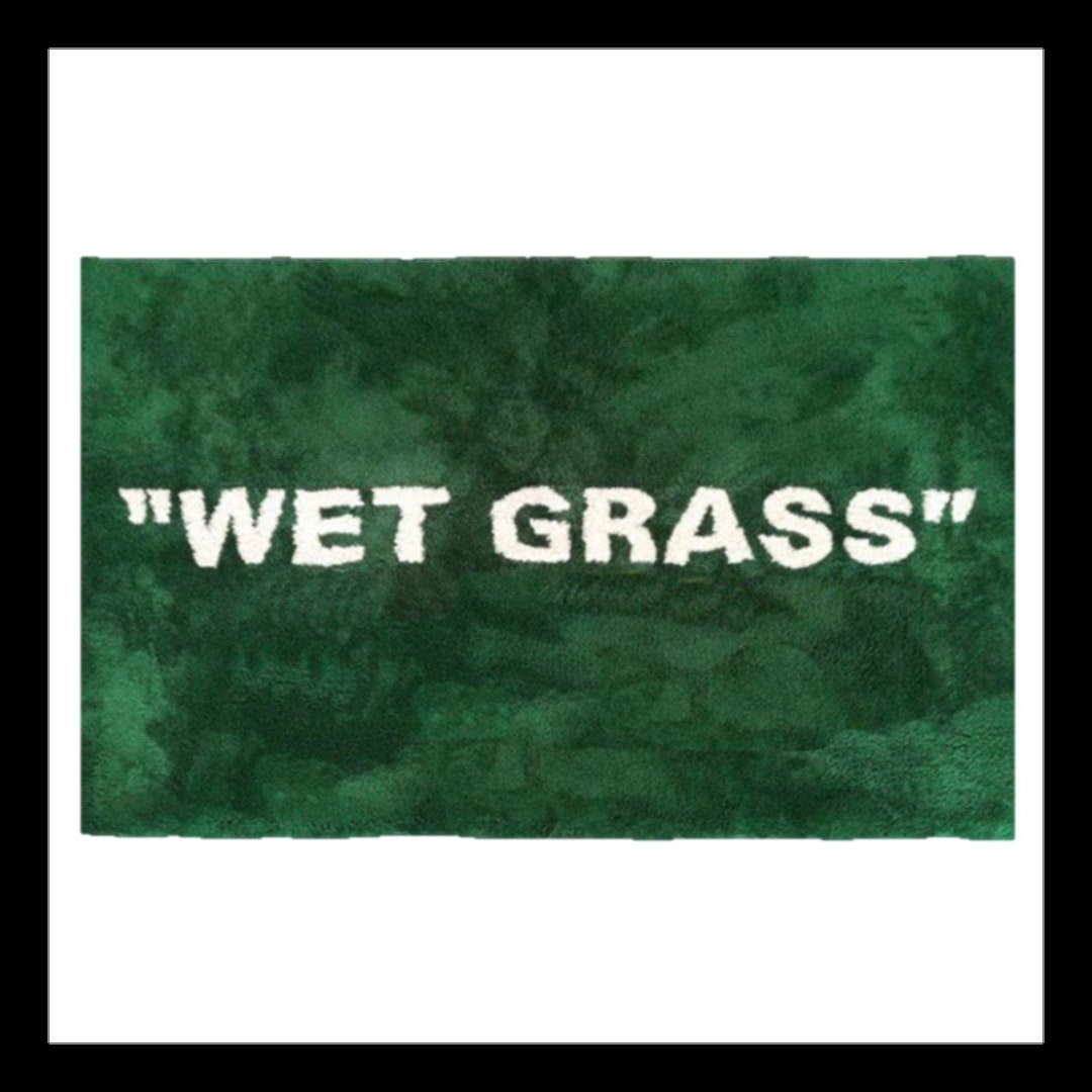 WET GRASS RUG Etsy