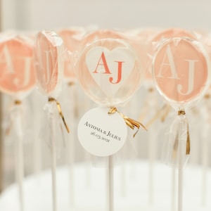 Gastgeschenk Hochzeit, personalisierbar, Lolli, Geschenke zur Hochzeit, handmade candy, personalized candy, wedding favor, wedding gift