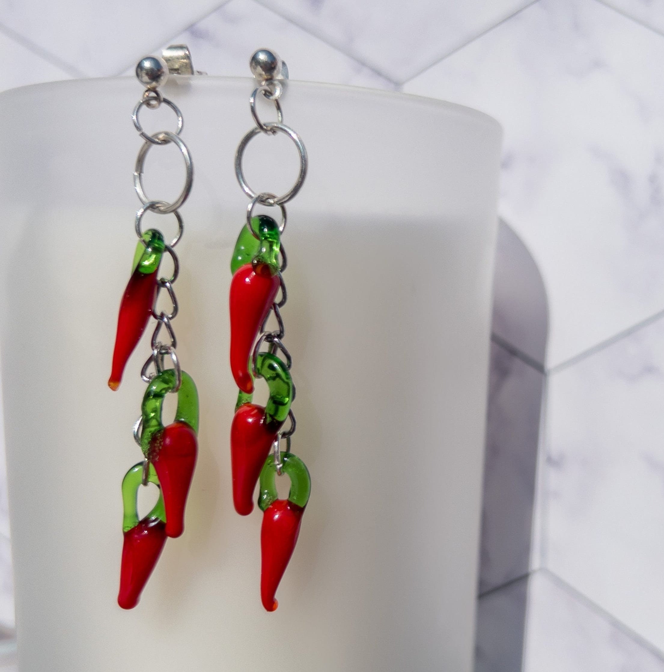 Red hotsell pepper earrings