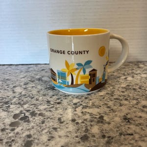 Orange County Starbucks Mug - Etsy