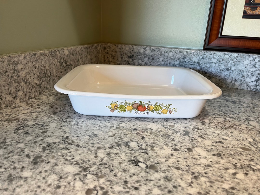 Corning Ware Open Roasting Pan A21 Spice of Life Lasagna Pan Etsy