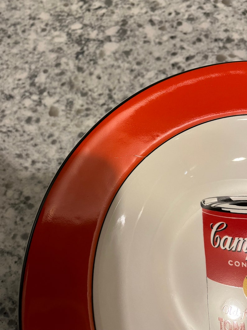 Andy Warhol Campbells Soup Bowls 9 Block Art Set of 4 Signed Etsy