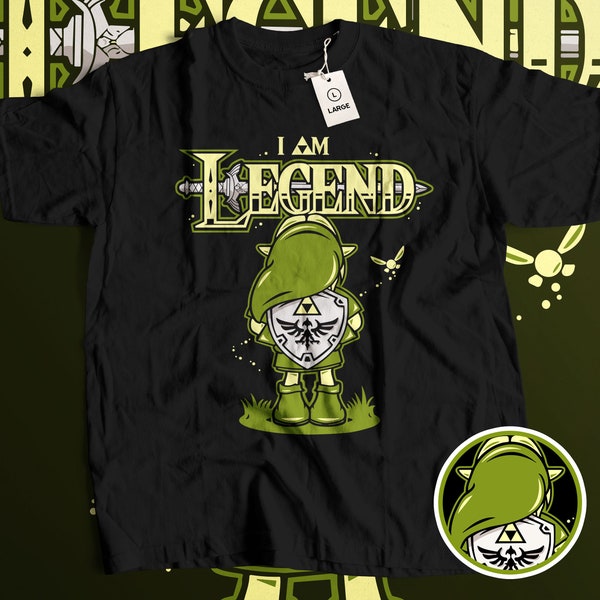 Unisex Legend of Zelda Triumph T-shirt - Epic Adventure Game Pullover, Hyrule Fantasy Top, Heroic Link Quest Apparel, Classic Gamer