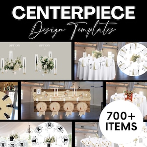 Centerpiece Design Tools, Wedding Planner Design Tools, Design Templates, Canva Wedding Design, Wedding Designer, Wedding Decor Design Tools