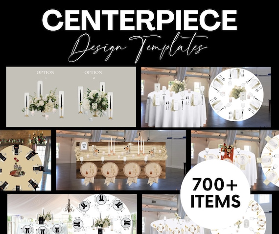 Centerpiece Design Tools, Wedding Planner Design Tools, Design Templates, Canva Wedding Design, Wedding Designer, Wedding Decor Design Tools